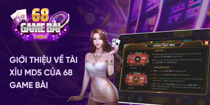 Giới thiệu về tài xỉu md5 tại 68 game bài