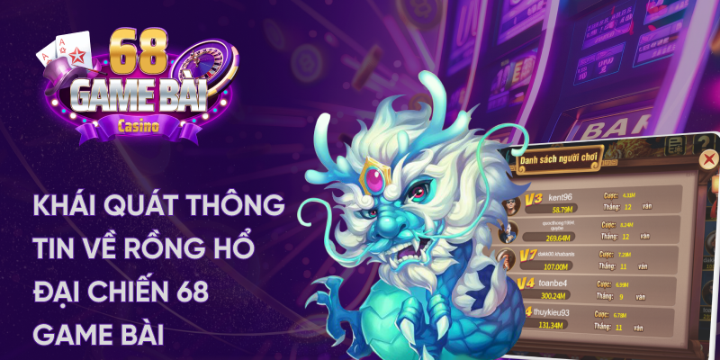 Khái quát về rồng hổ đại chiến 68 game bài